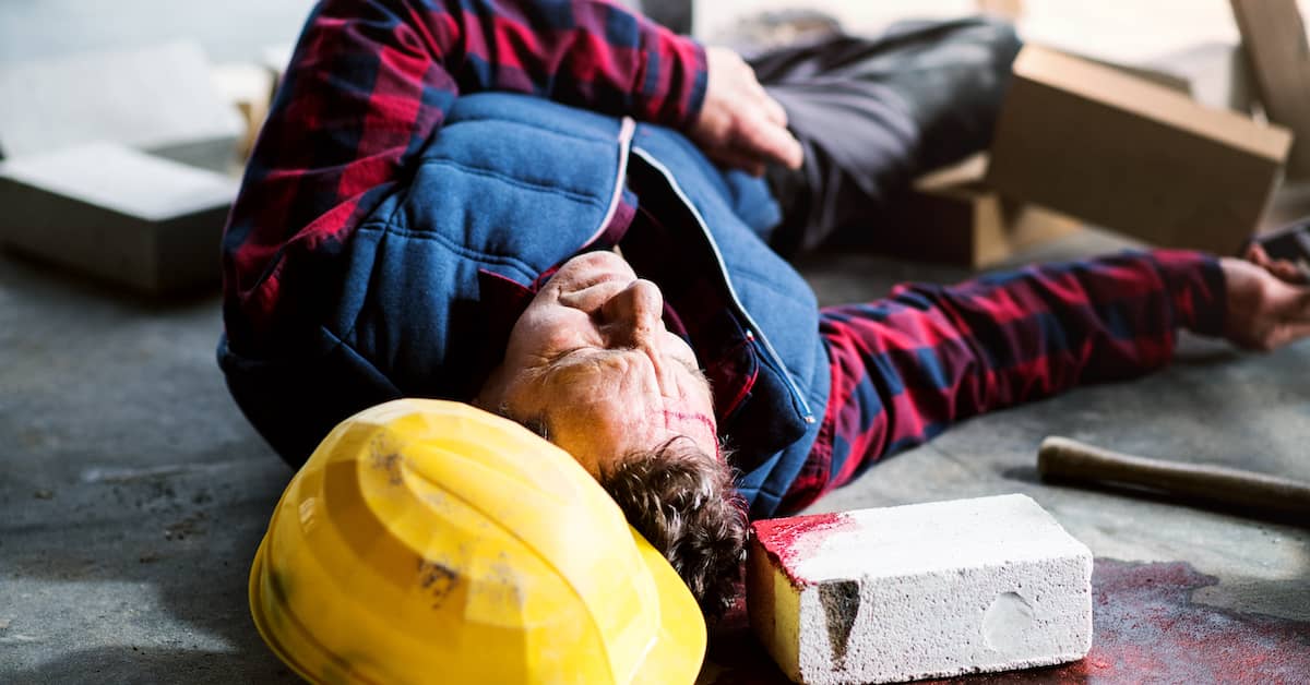 Construction worker hit his head in accident. | Patrick Daniel Law